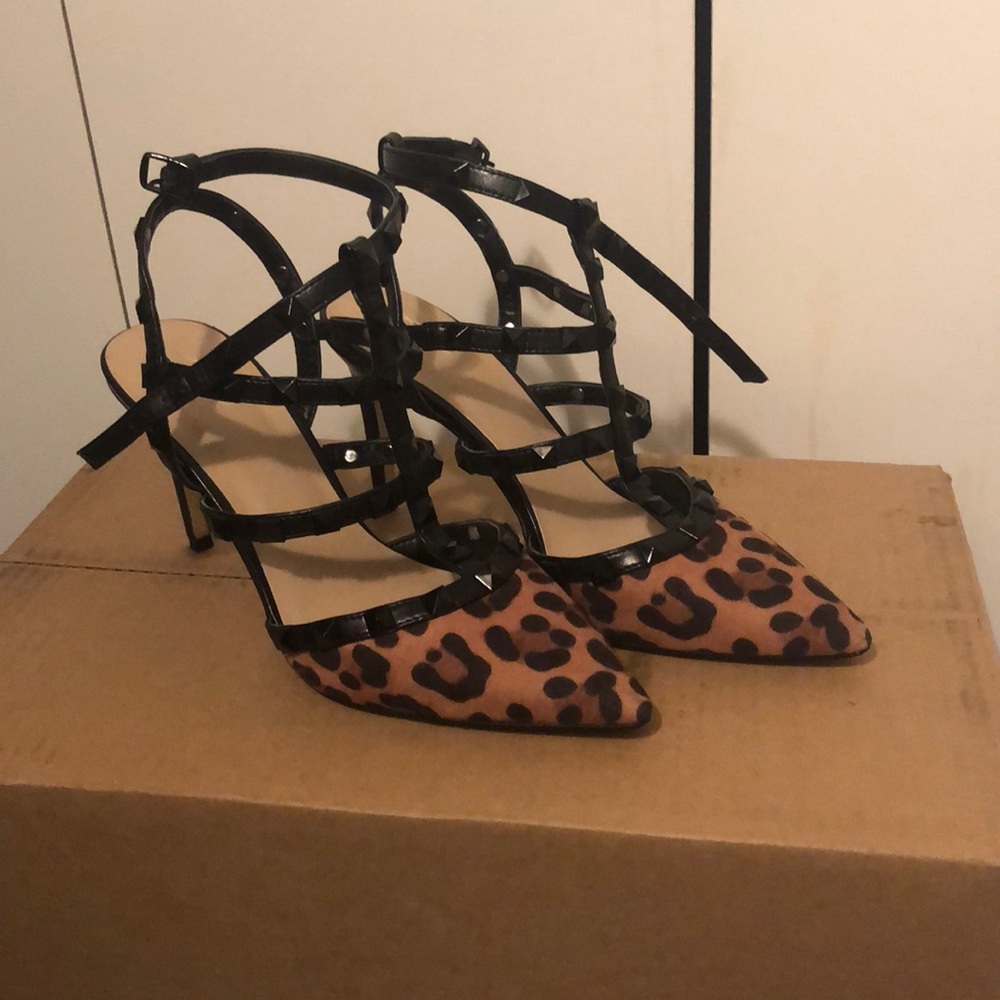 Cheetah print heels